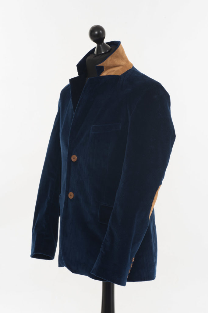 Connacht Cord Jacket – Royal Blue Corduroy – Made in England