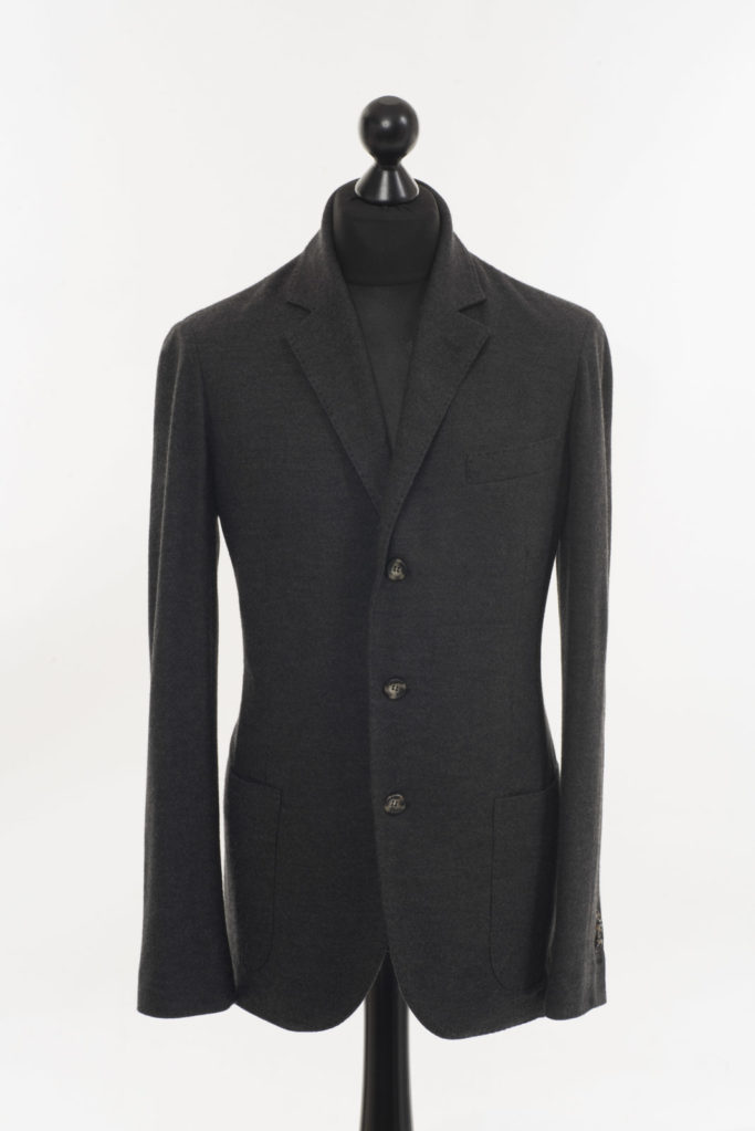 Mens Merino Wool Jacket – Charcoal Grey