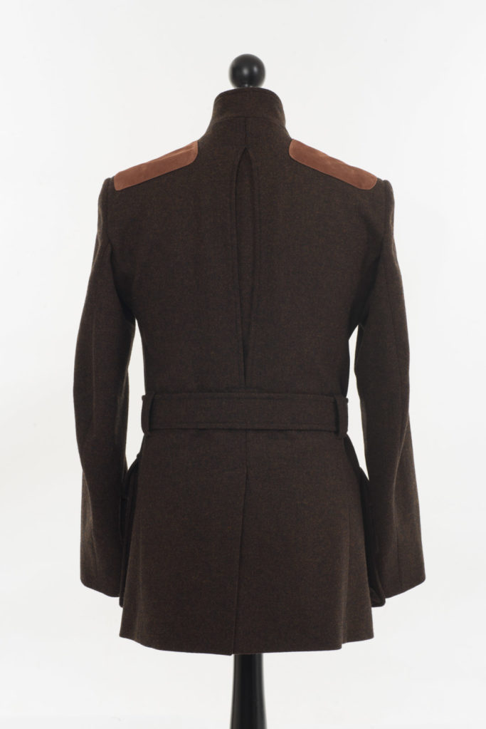 Norfolk Jacket – Dark Brown Twill Tweed – Made in England
