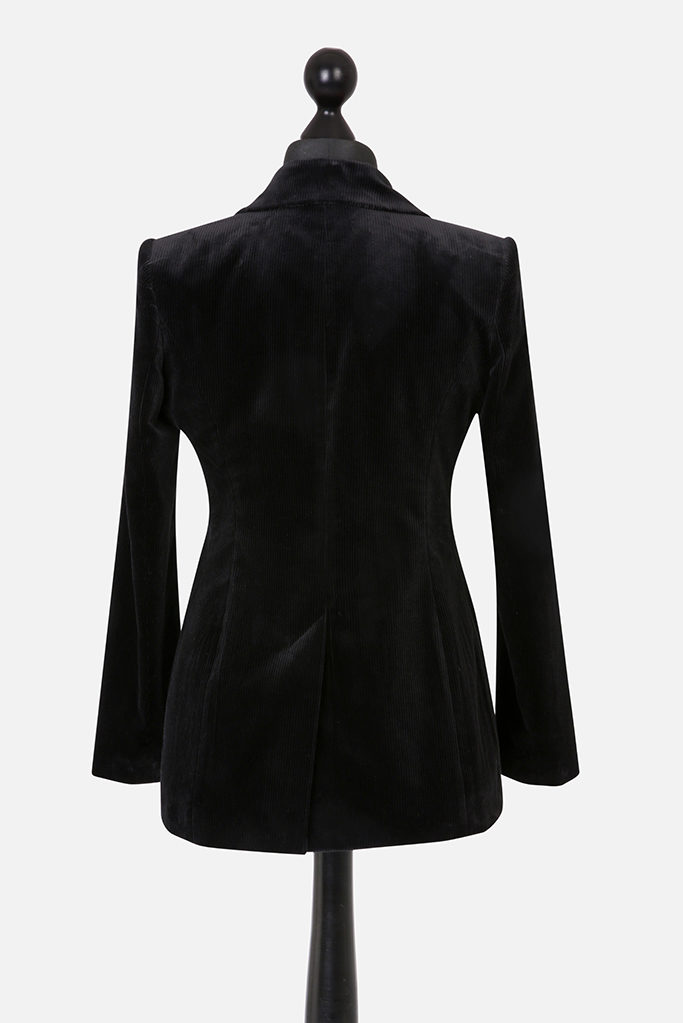 Feeagh Jacket – Black Corduroy – Made in England