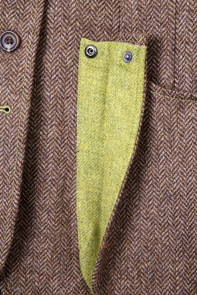 Sligo Jacket – Brown Herringbone – Made in England