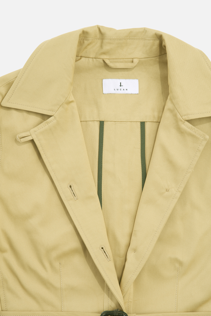 Ladies Safari Jacket – Sandstone Cotton Twill – Made in England