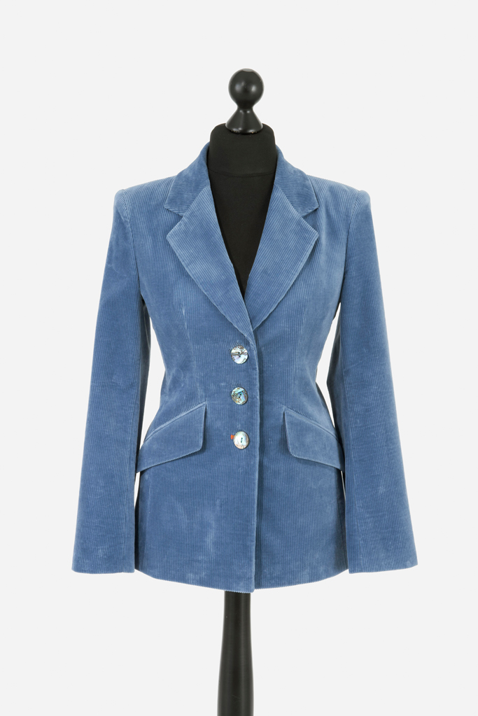 Ladies Feeagh Jacket – Dusk Blue Corduroy – Made in England