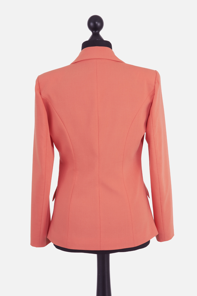Ladies Foxglove Jacket – Coral Sportswool – Made in England
