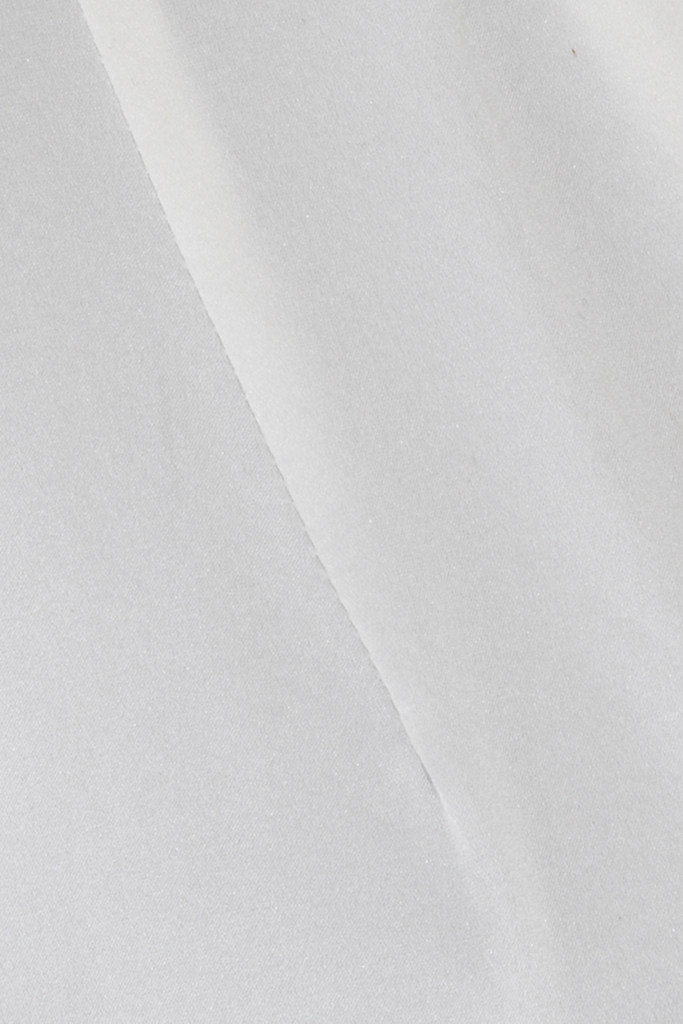 Ladies Tunic Shirt – White Silk – Made in England