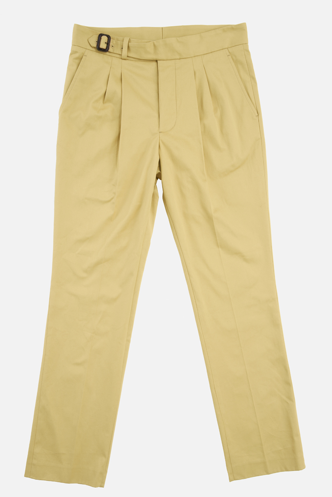 The Lucan Gurkha Trouser – Sandstone Cotton Twill – Made in England