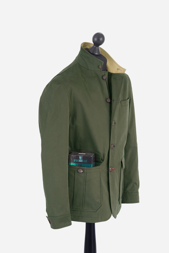 Lepanto Jacket – Lovat Cotton Twill – Made in England