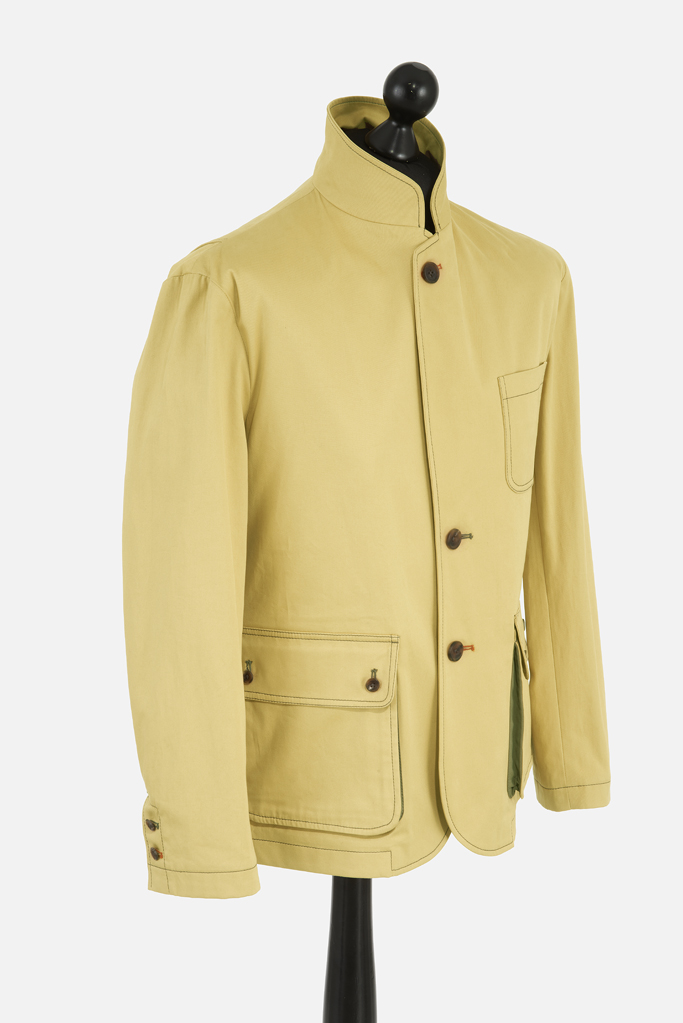 Tully Jacket – Sandstone Cotton Twill – Made in England