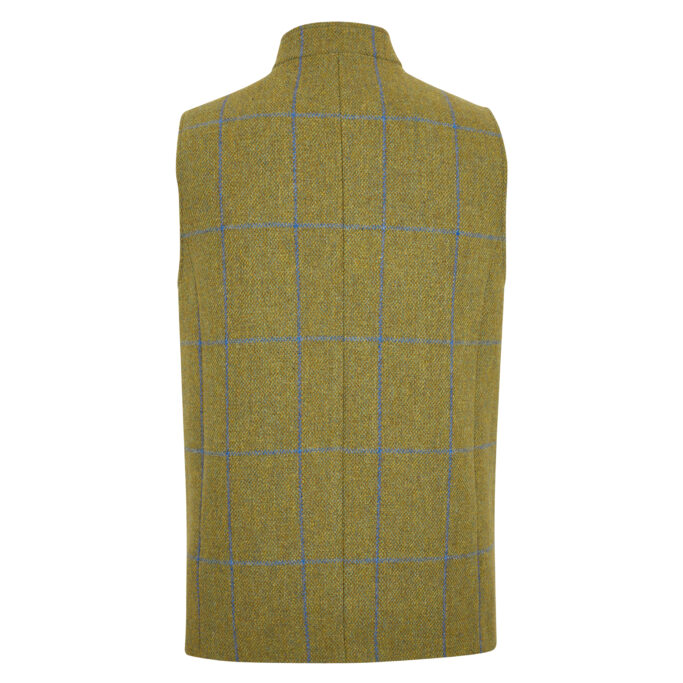 Lucan Gilet Vest – Foxy Check – Luxury Tweed – Made in England