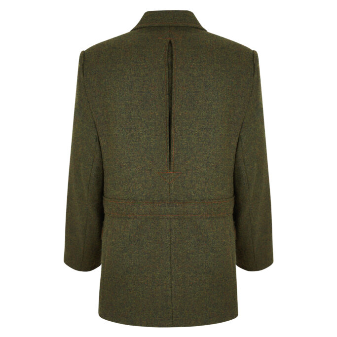Somontes Norfolk Jacket – Moss – Merino Lambswool Tweed