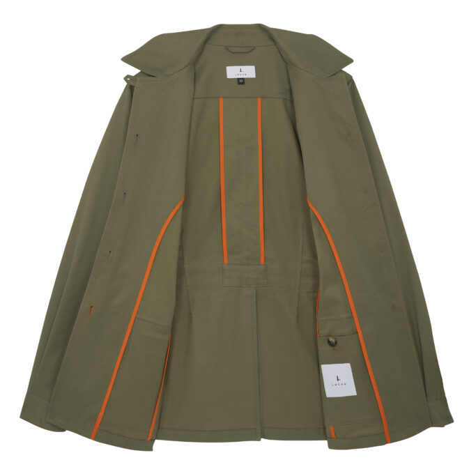 Womens Safari Jacket – Lovat Cotton Twill – Made in England